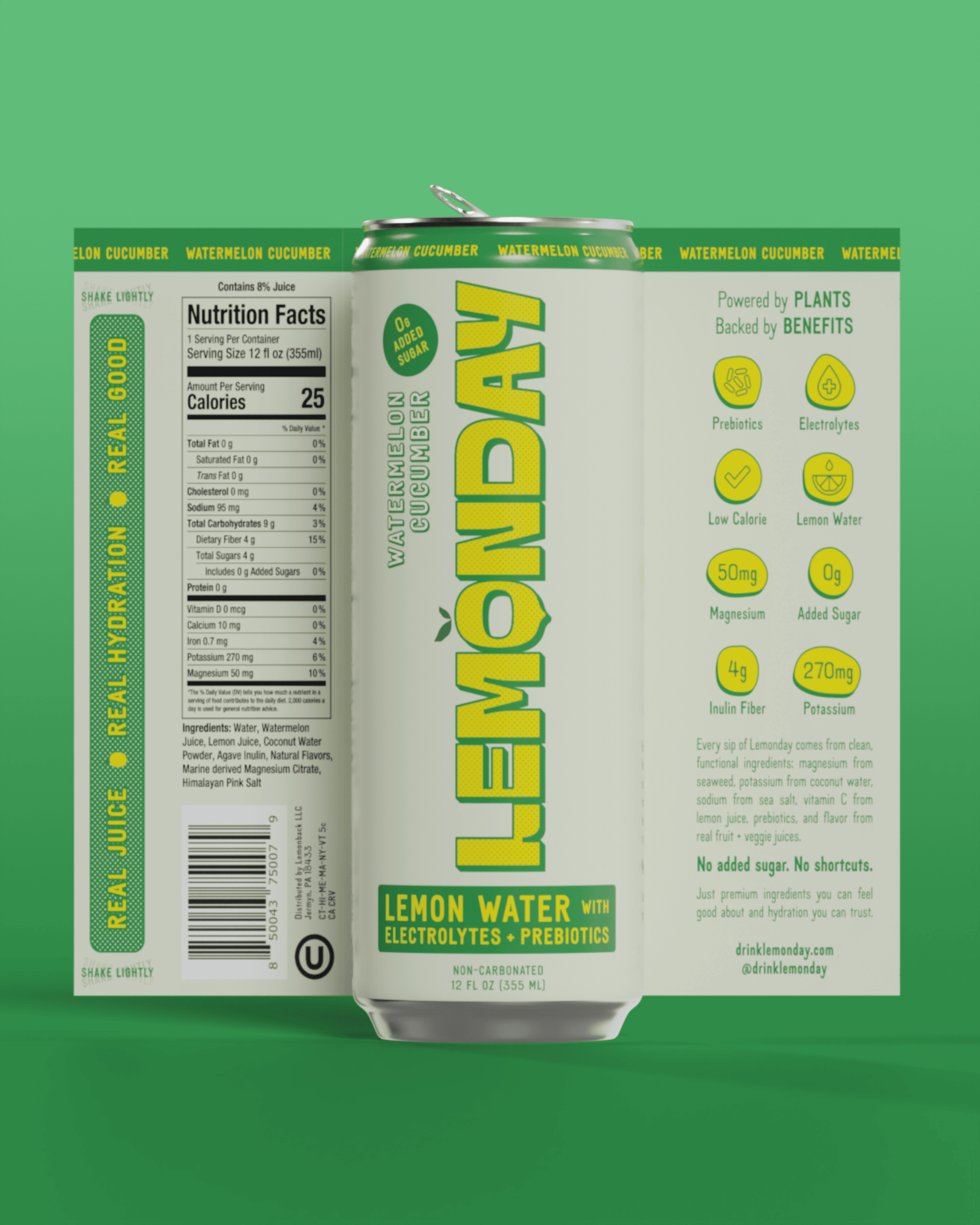 Ingredient list for Watermelon Cucumber