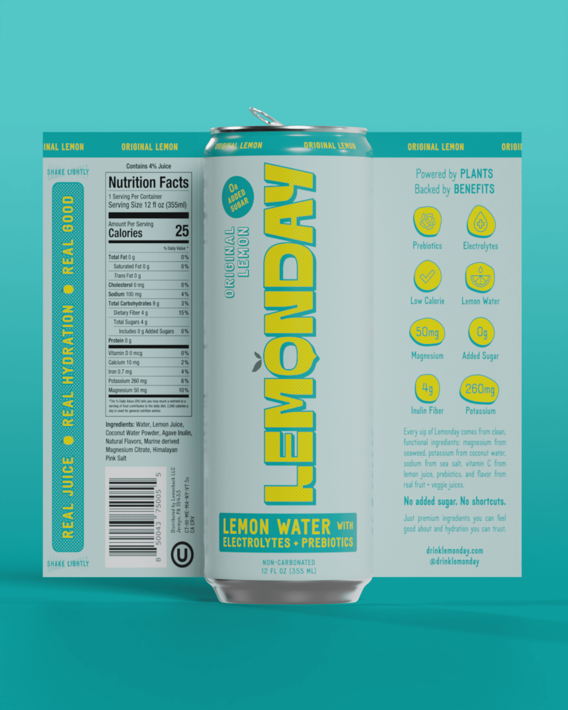Ingredient list for Original Lemon